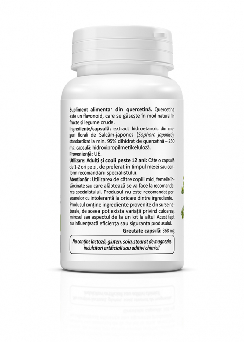 QUERCETIN mini 250mg, 30 capsule vegetale, Zenyth [2]