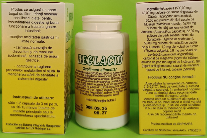 REGLACID ANTIACID GASTRIC, 60 capsule, Hofigal [2]