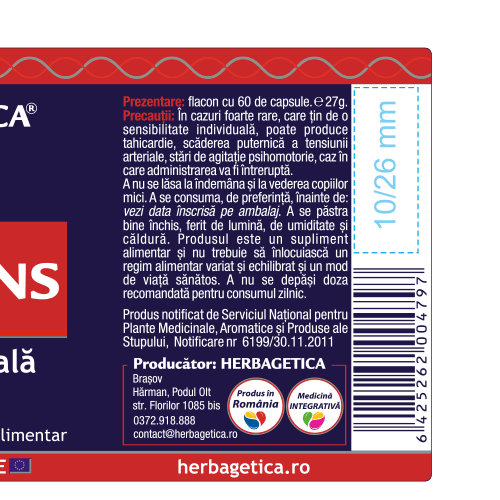 REGLATENS tensiune arteriala normala, HERBAGETICA [3]