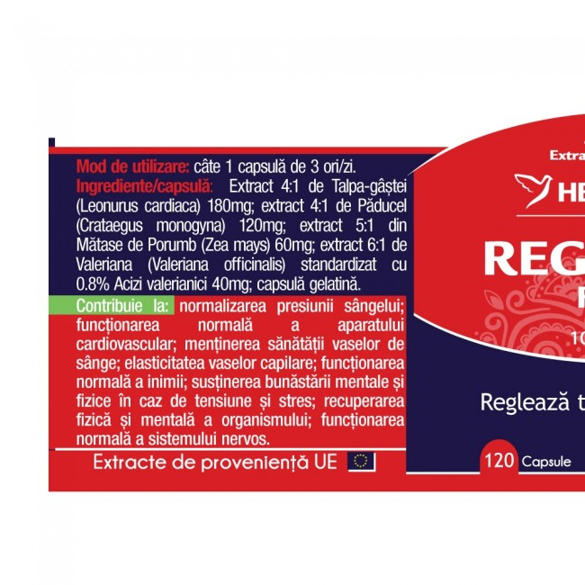 REGLATENS tensiune arteriala normala, HERBAGETICA [3]