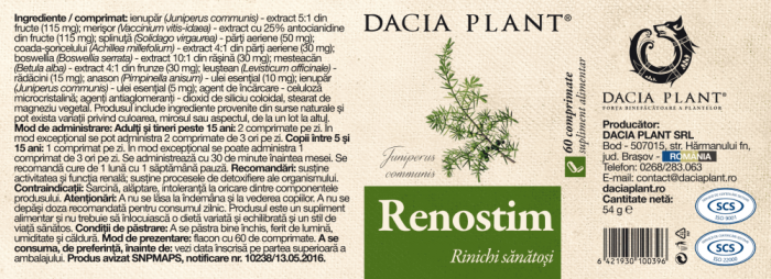 RENOSTIM RINICHI SANATOSI, Dacia Plant [2]