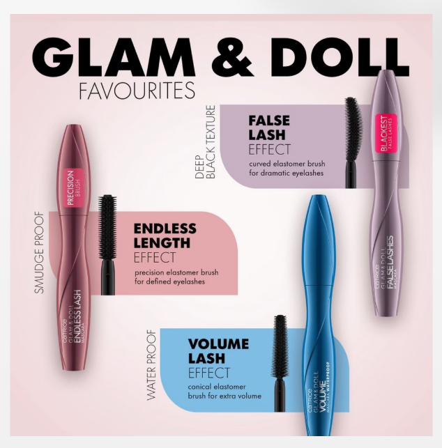 RIMEL MASCARA Glam & Doll, Catrice la Nana Plafar [3]