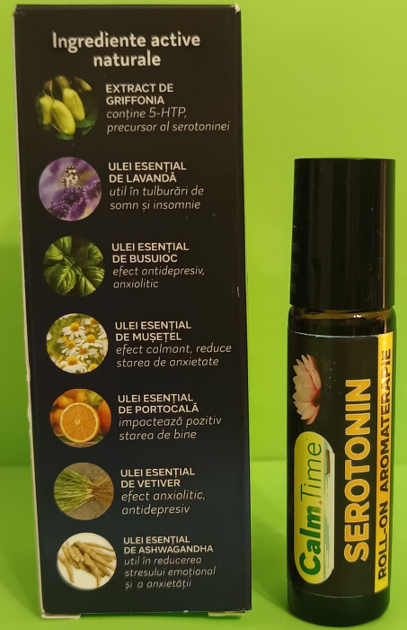 Roll-on aromaterapie CalmTime Serotonin, 10 ml, Justin Pharma la Nana Plafar [2]