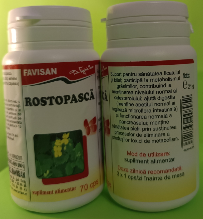 ROSTOPASCA, 70 capsule - FAVISAN la Nana Plafar [2]