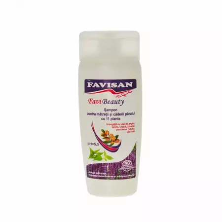 SAMPON CONTRA MATRETII si CADERII PARULUI cu 11 Plante BIO, 200 ml, Favisan [1]