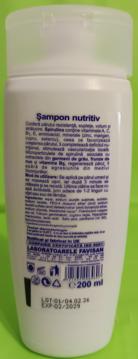 Sampon Nutritiv BIO, 200 ml favisan [2]