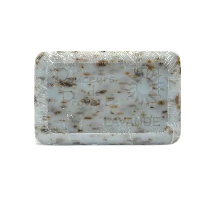 Sapun exfoliant cu Unt de Shea si flori de Lavanda, 200gr - APIDAVA [1]