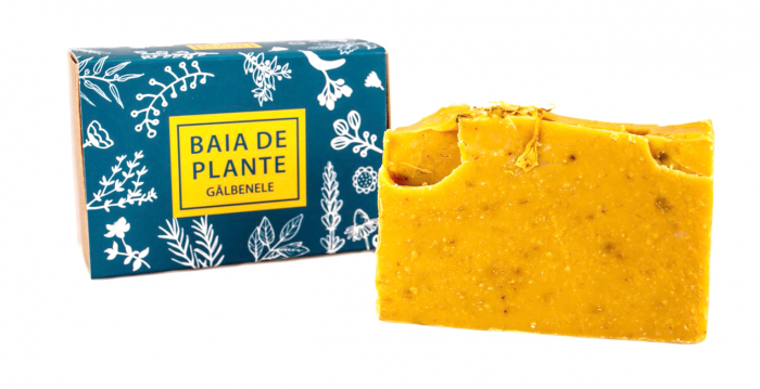 Sapun natural Galbenele, 100gr, Baia de Plante [2]