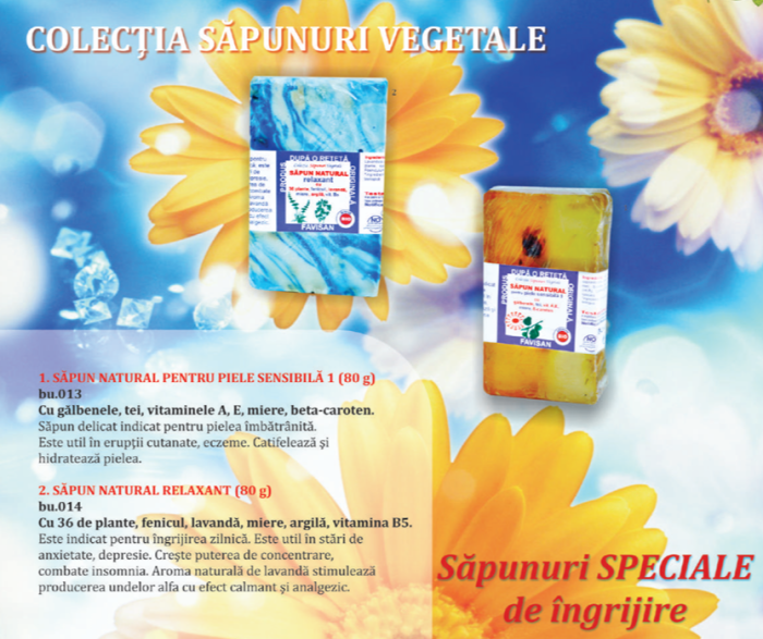 SAPUN Natural pentru piele sensibila, 80gr - FAVISAN la Nana Plafar [2]