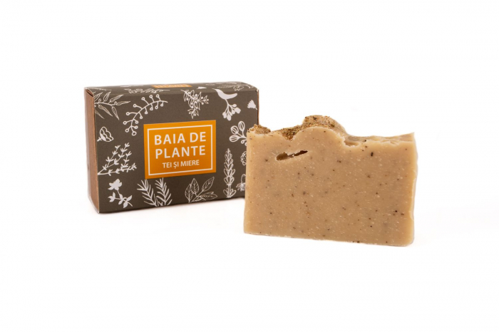 Sapun natural Tei si Miere, 100gr, Baia de plante [2]