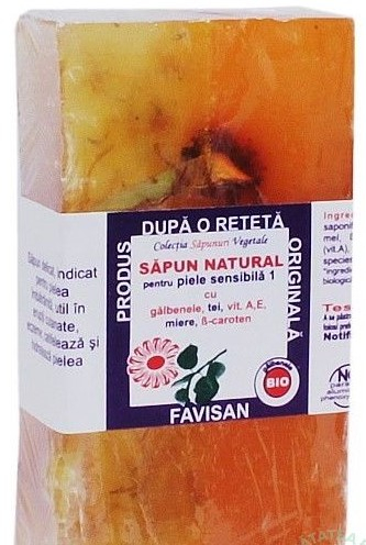 SAPUN relaxant, 36 de plante, BIO, 80gr, Favisan [3]