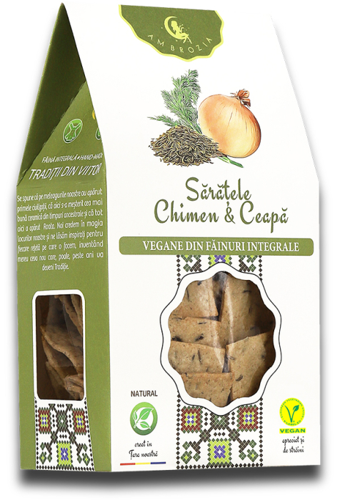 SARATELE CRACKERS VEGANI, 107gr, Hiper Ambrozia la Nana Plafar [3]