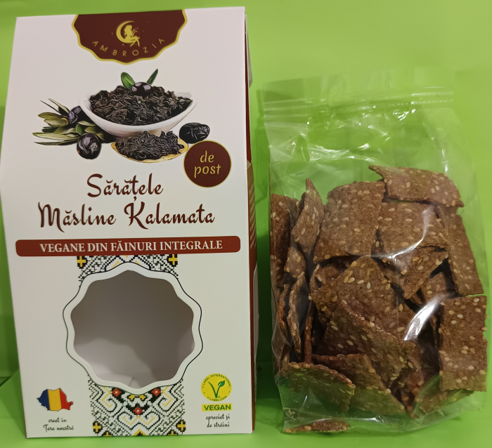 SARATELE CRACKERS VEGANI, 107gr, Hiper Ambrozia la Nana Plafar [4]