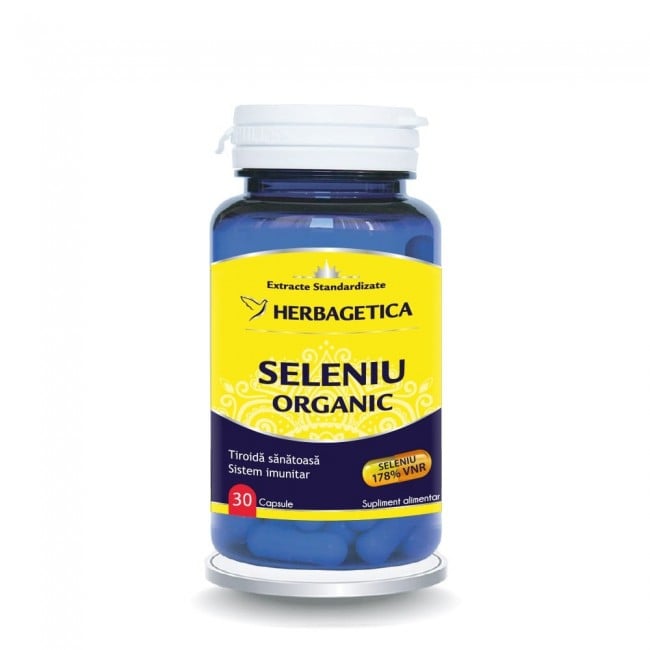 SELENIU ORGANIC pentru TIROIDA, Herbagetica [1]