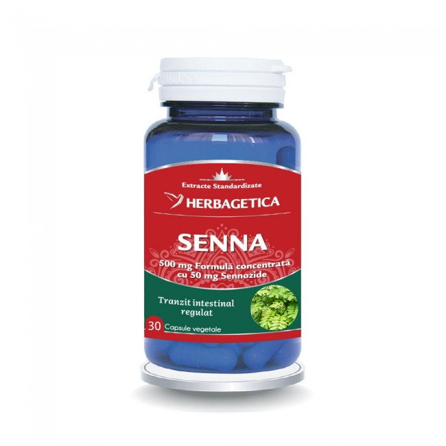 SENNA LAXATIV 500mg, Herbagetica [1]