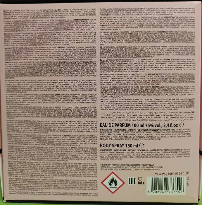 SET CADOU LIBERTA  femei apa parfumata + deodorant spray Jean Marc la Nana Plafar [3]