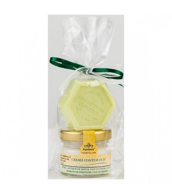 SET CREMA CONTUR OCHI 30ml+SAPUN 25gr Apidava la Nana Plafar [1]