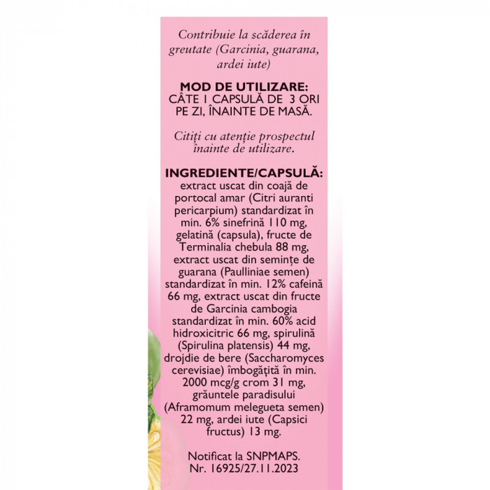 SILUETA PERFECTA M125, 60 capsule, Fares [2]
