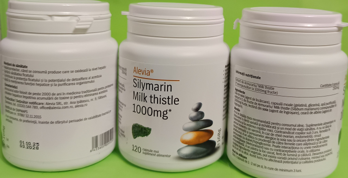 SILYMARIN MILK THISTLE 120 CAPSULE MOI Alevia la Nana Plafar [2]