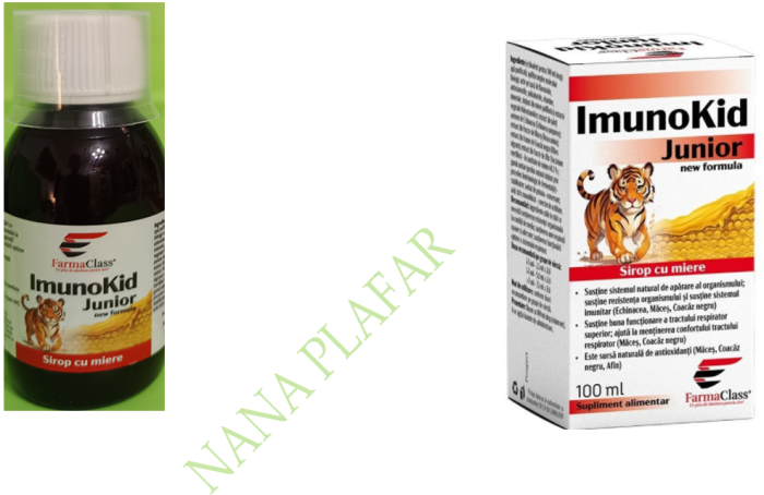 SIROP IMUNOKID JUNIOR NEW FORMULA 100ML, FarmaClass la Nana Plafar [4]