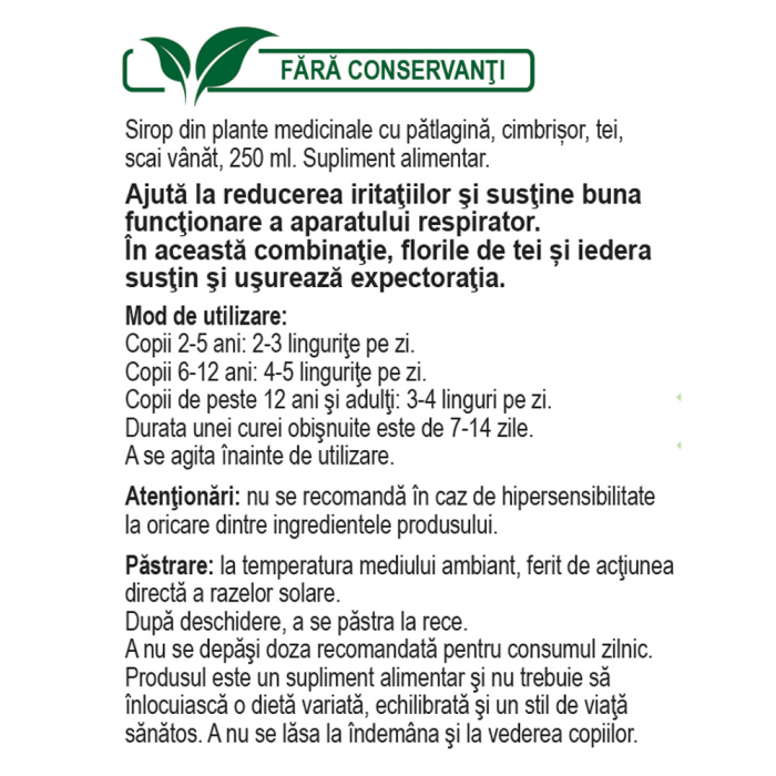 SIROP PLANTUSIN R8, 250 ml, Fares [2]
