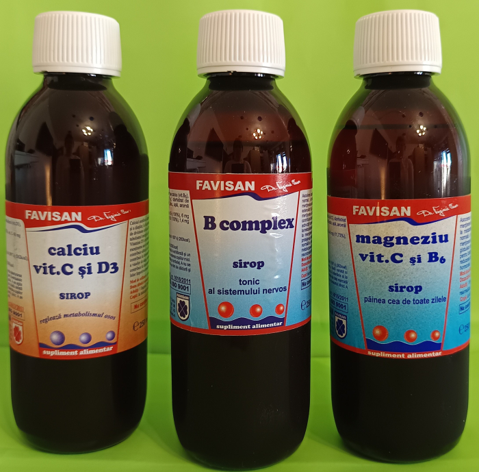 SIROP VITAMINE SI MINERALE 250ml Favisan la Nana Plafar [10]