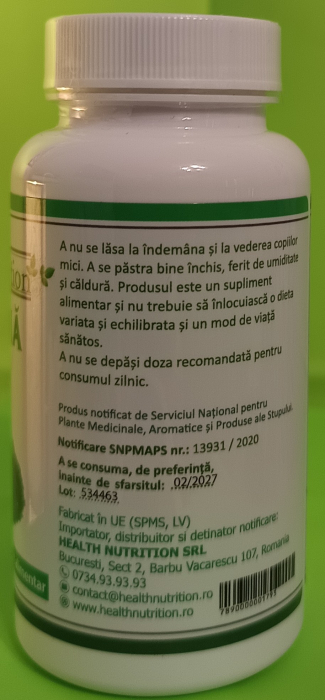 SPIRULINA Forte 500mg, 60 comprimate, Health Nutrition  la Nana Plafar [3]