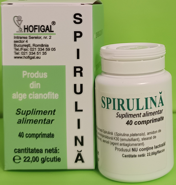 SPIRULINA REVITALIZARE ORGANISM, HOFIGAL la Nana Plafar [2]