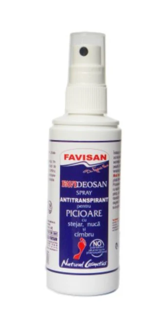 SPRAY ANTITRANSPIRANT PENTRU PICIOARE, 100ml, Favisan [1]