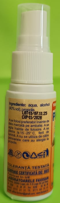 SPRAY BUCAL Propolis 30ML Favisan la nana plafar [4]