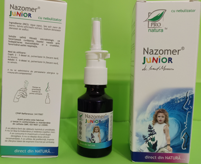 SPRAY NAZAL Nazomer Junior, Pro Natura Medica  la Nana Plafar [2]