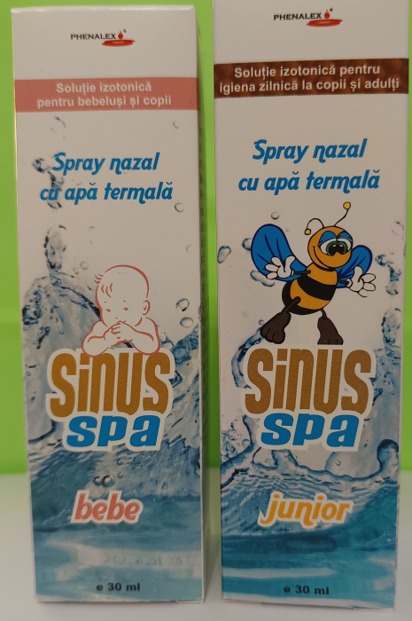 SPRAY NAZAL SINUS SPA BEBECU APA TERMALA 30ml, Phenalex la Nana Plafar [2]