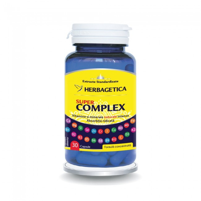 SUPER COMPLEX VITAMINE si MINERALE, HERBAGETICA [1]