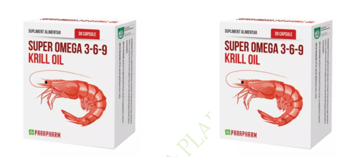 SUPER OMEGA 3 6 9 KRILL OIL, 30 capsule, Parapharm [3]