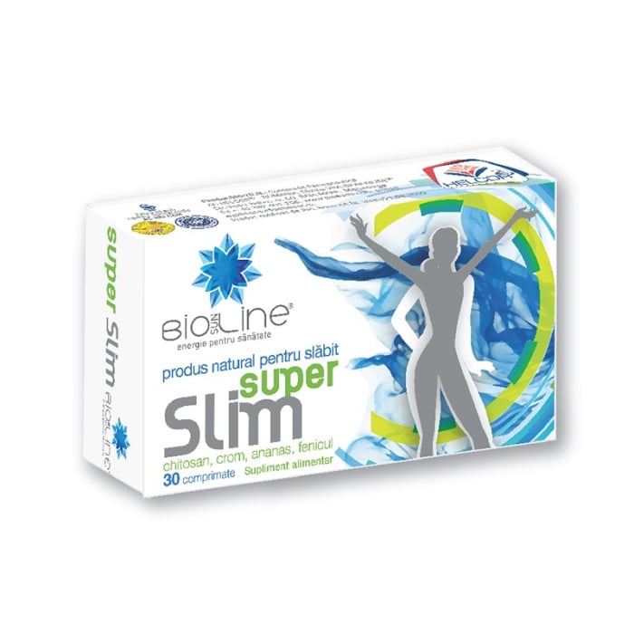 Super Slim, 30 tablete, BioSunLine Helcor la Nana Plafar [1]