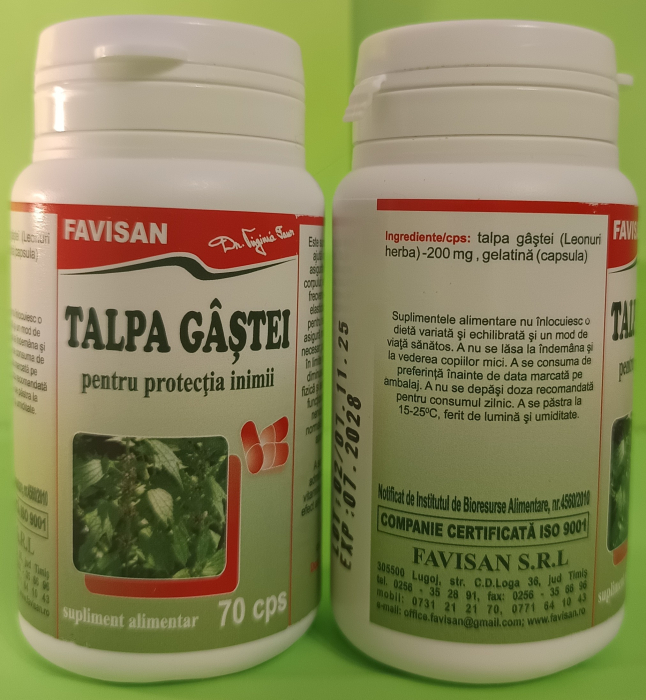 Talpa Gastei, 70 capsule, Favisan [3]