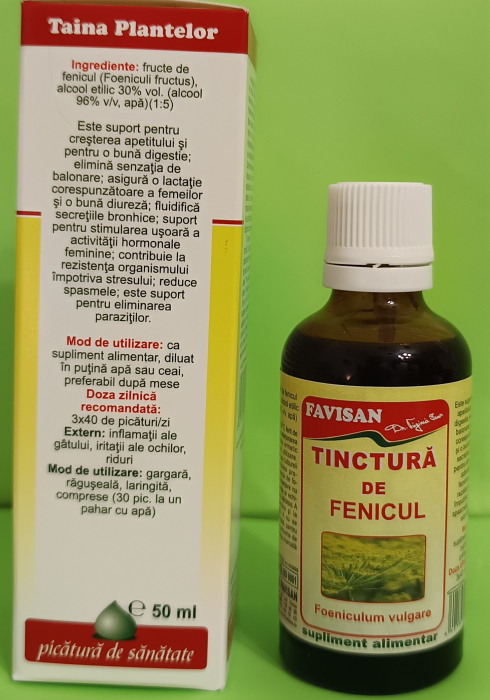 TINCTURI  SIMPLE 50 ML FAVISAN la Nana Plafar [9]