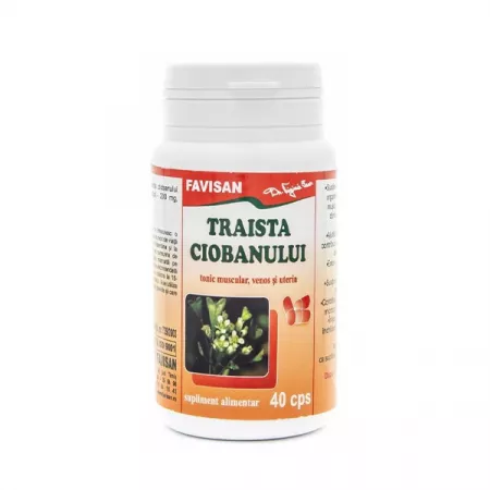 Traista Ciobanului, 40 capsule, Favisan [1]