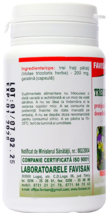 Trei Frati Patati, 40 capsule, Favisan [2]