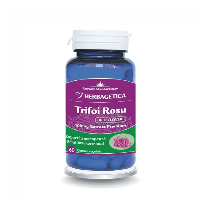 TRIFOI ROSU extract 400mg, 60 Capsule, Herbagetica [1]