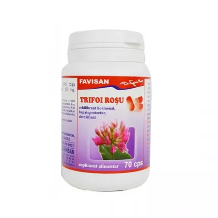 Trifoi rosu, 70 capsule, Favisan [1]