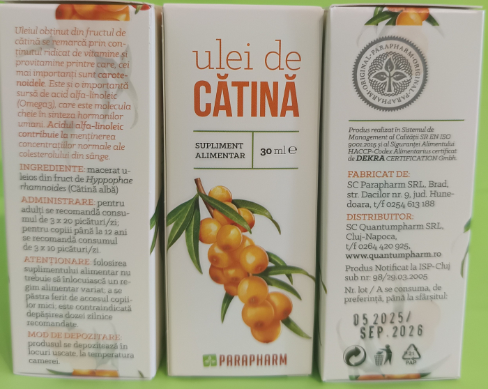 ULEI de CATINA 30ml, Parapharm la Nana Plafar [3]