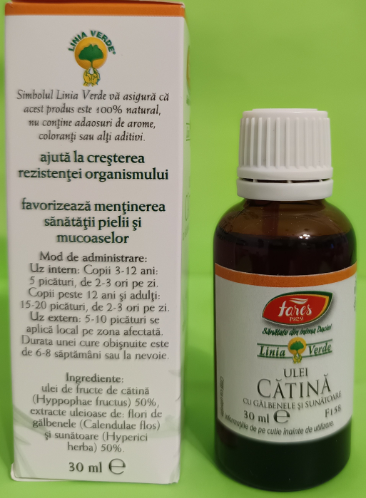 ULEI de CATINA cu GALBENELE si SUNATOARE, F158, 30 ml, Fares la Nana Plafar [2]