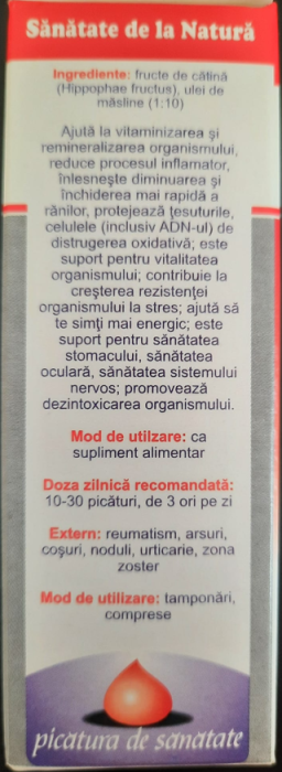 ULEI  de: CATINA, SUNATOARE, MUSETEL, GALBENELE, TATANEASA, 30ML Favisan la Nana Plafar [2]