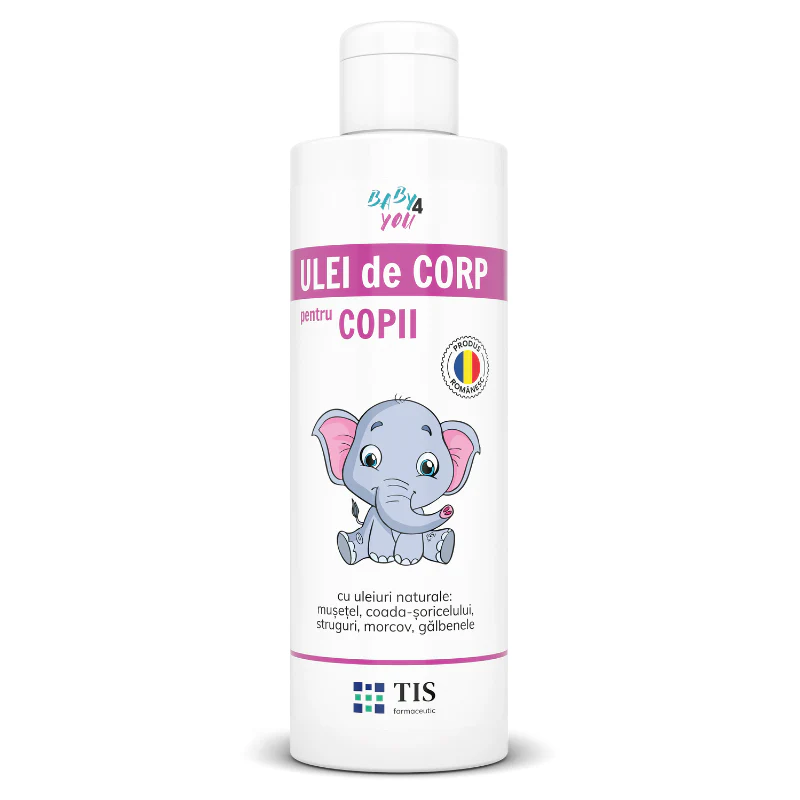 ULEI de CORP pentru COPII BABY4YOU, 250 ml, Tis Farmaceutic [1]