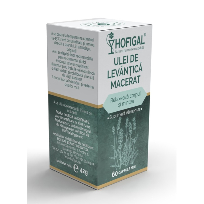 ULEI DE LEVANTICA MACERAT 60 capsule moi, Hofigal [1]