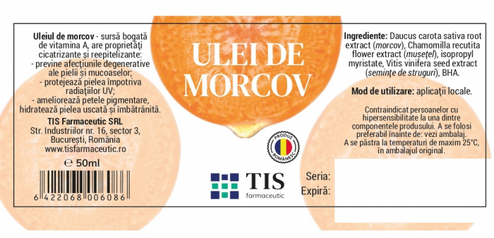 ULEI de MORCOV, 50ml, Tis Farmaceutic [2]