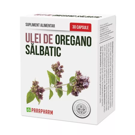 ULEI de OREGANO SALBATIC ANTIBIOTIC NATURAL, 30 capsule, Parapharm [1]
