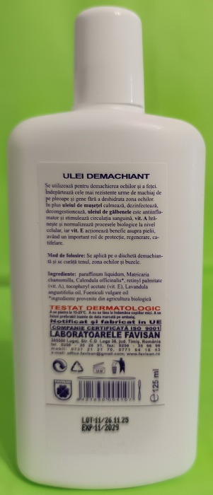 ULEI DEMACHIANT 125ml Favisan la nana plafar [2]