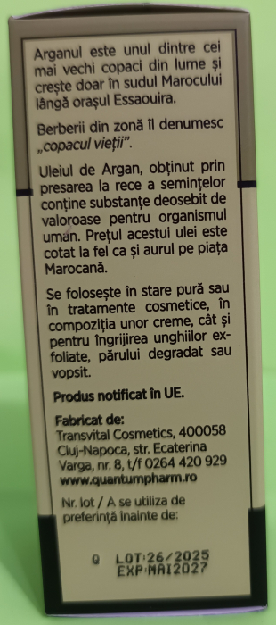 ULEI UZ COSMETIC, 10ml, TransVital Cosmetics la Nana Plafar [3]